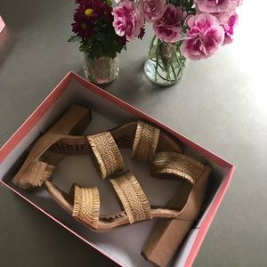 Sam&Libby Esther tan block heel